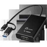 j5create JVA11 4K Capture Adapter Schwarz PC