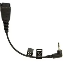 JABRA QD Telefon-Headset-Kabel Schwarz