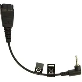 JABRA QD Telefon-Headset-Kabel Schwarz