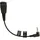 JABRA QD Telefon-Headset-Kabel Schwarz