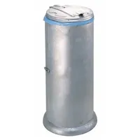 Hardwex Müllsackständer mit Gehäuse, feuerverzinkt, 60 l