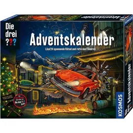 Kosmos Die drei ??? Adventskalender 2021 - Rätsel im Gruselfilm-Park