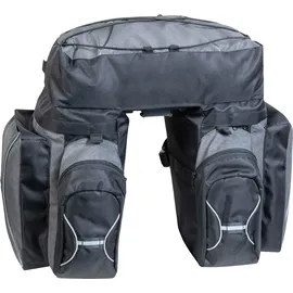Cytec Travel 3-fach Fahrradtasche grau/schwarz