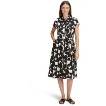 Betty & Co Sommerkleid Schwarz/Weiß 46