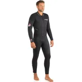 CRESSI Endurance Man Monopiece Wetsuit 3mm - Einteiliger Herren Neoprenanzug aus 3mm Schwarz, doppelt gefüttertem Neopren zum Tauchen und Schnorcheln, XL/5