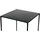 DanDiBo Ambiente DanDiBo Couchtisch Schwarz Metall L Beistelltisch Wohnzimmer 96252 Tisch Beistelltisch 52 cm Sofatisch Küchentisch Modern