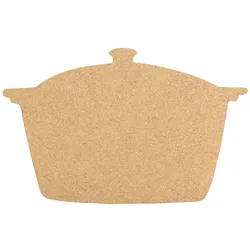 Securit® Silhouette Topf Korkbrett - mit Pins