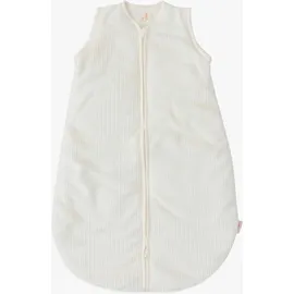 jollein Schlafsack mit abnehmbaren Ärmeln Rund 70 cm, Rib, Ivory