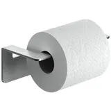 WEISSENSTEIN Toilettenpapierhalter Edelstahl ohne Bohren - WC-Rollenhalter selbstklebend - 16 x 5,5 x 8 cm