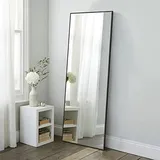 Famanu Standspiegel Hochformat - 150x40cm, gold oder schwarz
