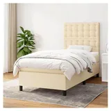 Lattenrost für Bett und Matratze, 90 x 190 cm, creme