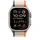 Apple Watch Ultra 2 GPS + Cellular 49 mm Titangehäuse natur, Trail Loop orange/beige M/L