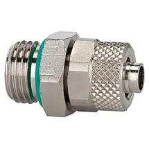 Riegler Gerade Einschraubverschraubung, FKM O-Ring, G1/4 a., Schlauch 8/6