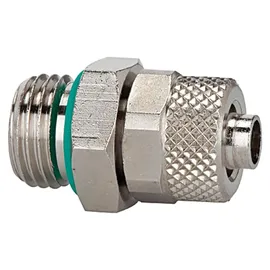 Riegler Gerade Einschraubverschraubung, FKM O-Ring, G1/4 a., Schlauch 8/6