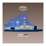 Weigla LED Dekolicht »Maritim«, 1 St., Neutralweiß, beidseitiges Motiv Maritim, Erzgebirge garantiert, LED wechselbar blau - 38324253-0