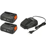 Gardena Starterset P4A 18V/45 Li-Ion 2 x 2,5 Ah  + AL 1830 CV 14907