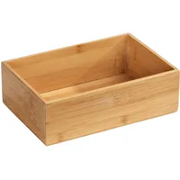 Wenko Bambus Ablage Terra L, praktische Organizer-Box für Schränke