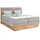 OTTO home Boxspringbett OTTO HOME "Jenna", grau (argento), B:184cm L:216cm, Komplettbetten, Boxspringbett, ohne LED-Beleuchtung, mit zertifizierten, recycelten Bezugsstoffen