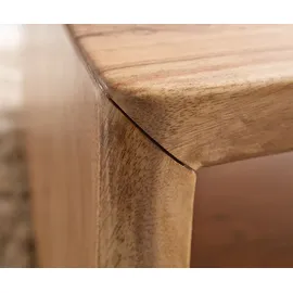 DeLife Couchtisch Live-Edge 130x60 cm Akazie Natur Baumkante, Couchtische, Baumkantenmöbel, Massivholzmöbel, Massivholz