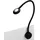 SOTech So-tech Junker Lighting Led Bettleuchte Leseleuchte Luce Schwarz mit Flexiblem Leuchtenarm, 2x Usb Anschlüssen und Touchsensor