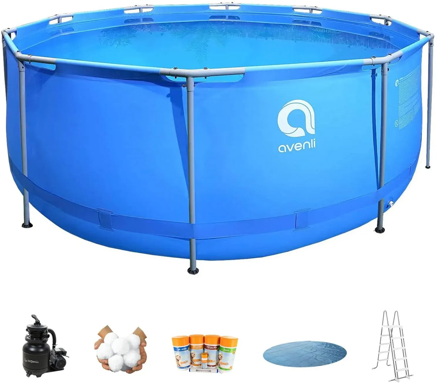 Avenli Frame Pool Rondo 366 x 122 cm - Komplettset Comfort