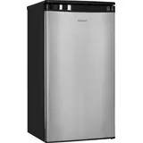 Exquisit KS85-V-091E Kühlschrank (75 l, 843 mm hoch, Edelstahl)