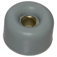 TRU Components ZB8C Gerätefuß schraubbar, rund Hellgrau (Ø x
