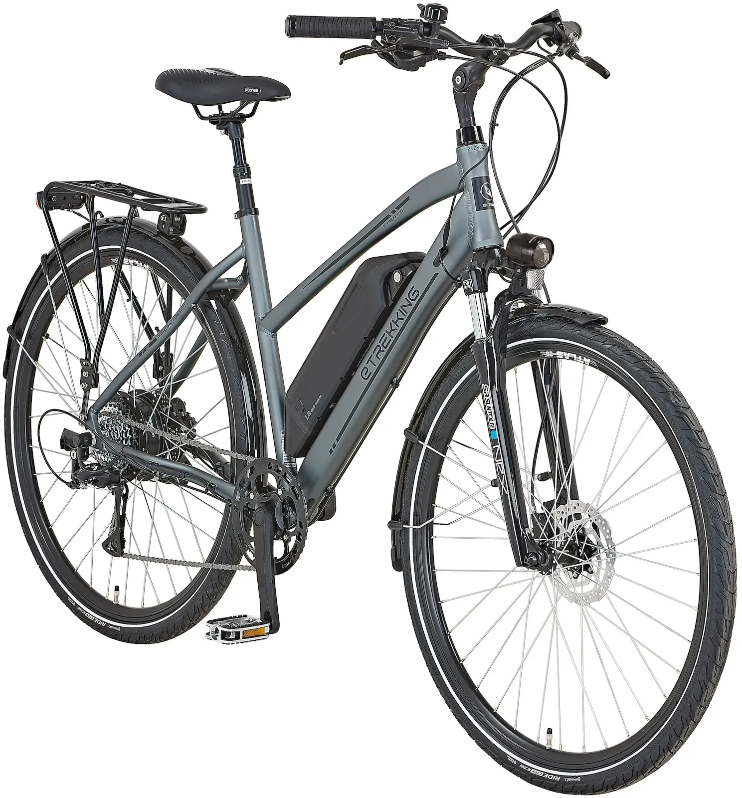 PROPHETE E-BIKE eTREKKING 28" Da RH50 8Gg, hyd. Sb, BP HM, 461Wh DT, anthrazit matt