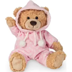 HERMANN TEDDY 91386 Schlafanzugbär rosa 30 cm