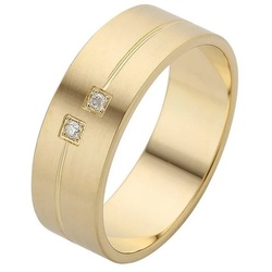 Firetti Trauring Schmuck Geschenk Gold 375 Hochzeit Ehering Trauring „LIEBE“, Made in Germany – mit o. ohne Brillanten/Diamanten gelb|goldfarben 19