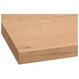 WIHO KÜCHEN Arbeitsplatte WIHO KÜCHEN "Flexi 38", braun (kastelleiche nachbildung), B:60cm H:3,8cm T:60cm, Holzwerkstoff, Tischplatten, von drei Seiten ummantelt, 38 mm stark
