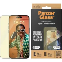 PANZER GLASS PanzerGlass Eyecare Screen Protection Ultra-Wide Fit with EasyAligner für Apple iPhone 15 Pro Max