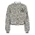 URBAN CLASSICS Sweatjacke URBAN CLASSICS "Urban Classics Damen Ladies AOP Oversized College Sweat Jacket", Damen, Gr. XL, sandweißleo, sandweiß, 65% Baumwolle, 35% Polyester, Sweatjacken Sweatjacke