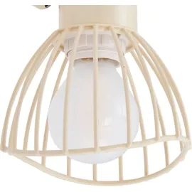 LINDBY Piena 6-flg. beige Metall 150 cm