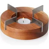 AdHoc Stövchen und Speisenwärmer Tuto - 14,5 cm aus Akazienholz