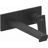 Kludi DECUS 2-Loch-Wandarmatur 542453975 240 mm, Feinbau-Set mattschwarz