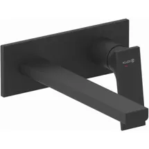 Kludi DECUS 2-Loch-Wandarmatur 542453975 240 mm, Feinbau-Set mattschwarz