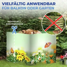 Maximex Balkonverkleidung 500 x 85 cm mehrfarbig Kunststoff