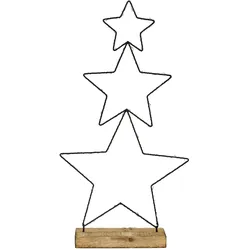 Deko LED Sterne Weihnachtssterne Weihnachtsdekoration Timer Beleuchtung 57 cm