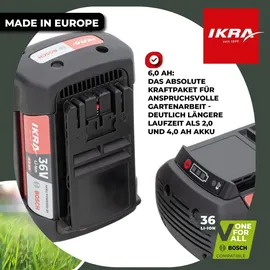 IKRA 36 V Li-Ion Akku 6,0 Ah