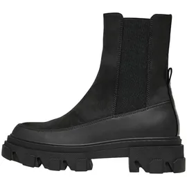 Only SHOES Damen ONLTOLA-1 Nubuck PU Chunky Boot-NOOS Stiefelette, Black, 40 EU,