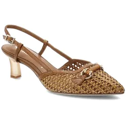 Braune Sandalen Tamaris Absatzschuhe, 36