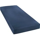 JANINE 5007 Mako-Feinjersey 140 x 200 - 160 x 200 cm marine