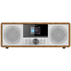 DENVER MIR-270DW – Elegantes Internetradio Musiksystem mit DAB+, CD, Bluetooth, Equalizer, Wecker & Farbdisplay