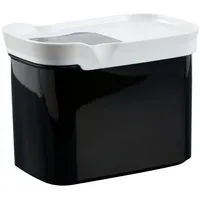 Emsa Optima rechteckig schwarz/weiß 1 l