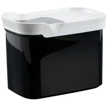 Emsa Optima rechteckig schwarz/weiß 1 l