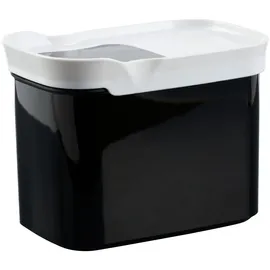 Emsa Optima rechteckig schwarz/weiß 1 l