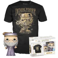 Funko - POP! - Harry Potter - POP!&Tee Dumbledore Größe L