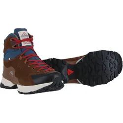 Dachstein Wanderschuhe Wildspitze GTX 1925 (Veloursleder, wasserdicht) braun/blau Herren