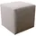 Küchen-Preisbombe Sitzwürfel Hocker 45 x 45 x 45 cm Cordstoff beige/lila